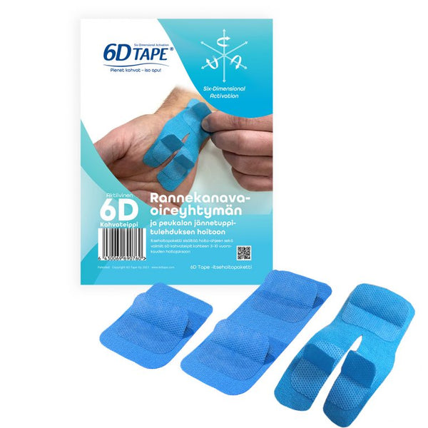 6D Tape for Carpal Tunnel and De Quervain Syndrome - Sieden 